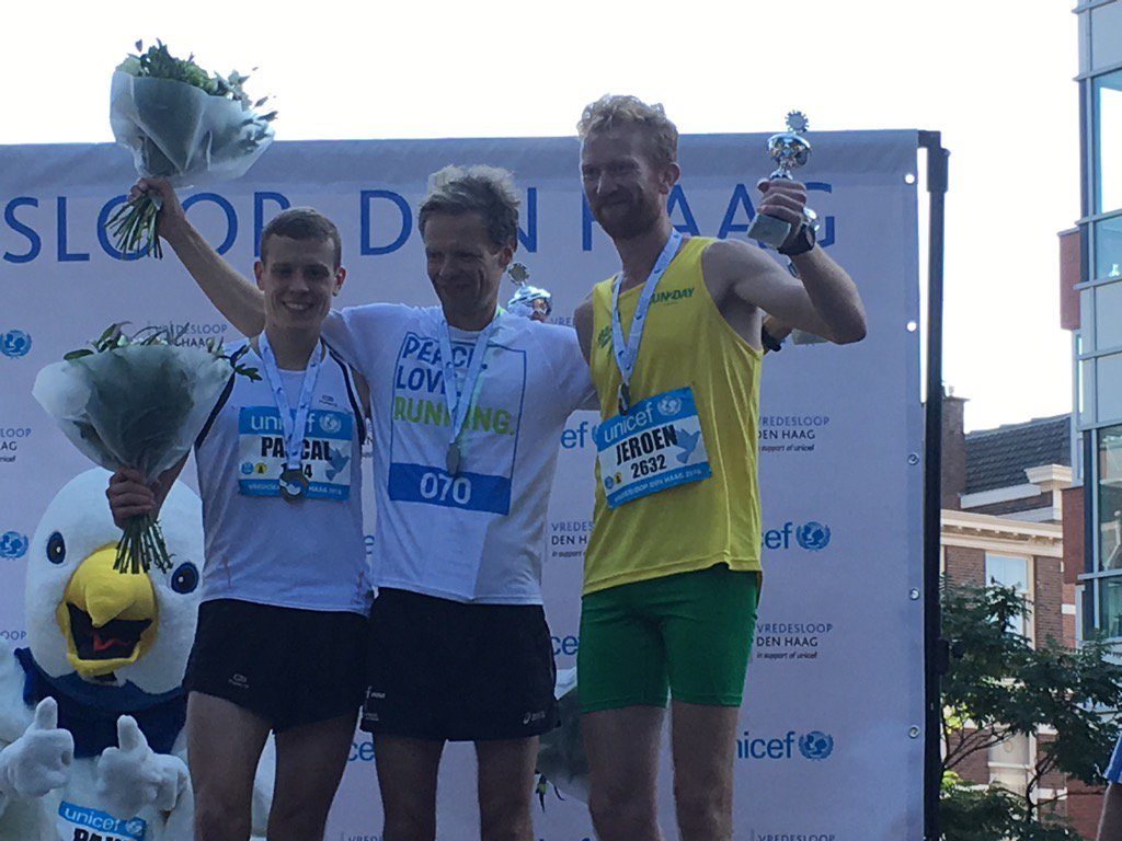 Vredesloop 2016 podium