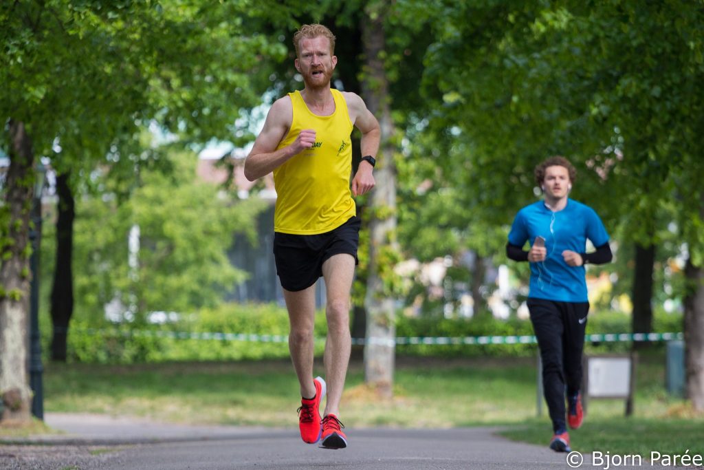 Jeroen bij corona Run Solo Duo Estafette You-Run